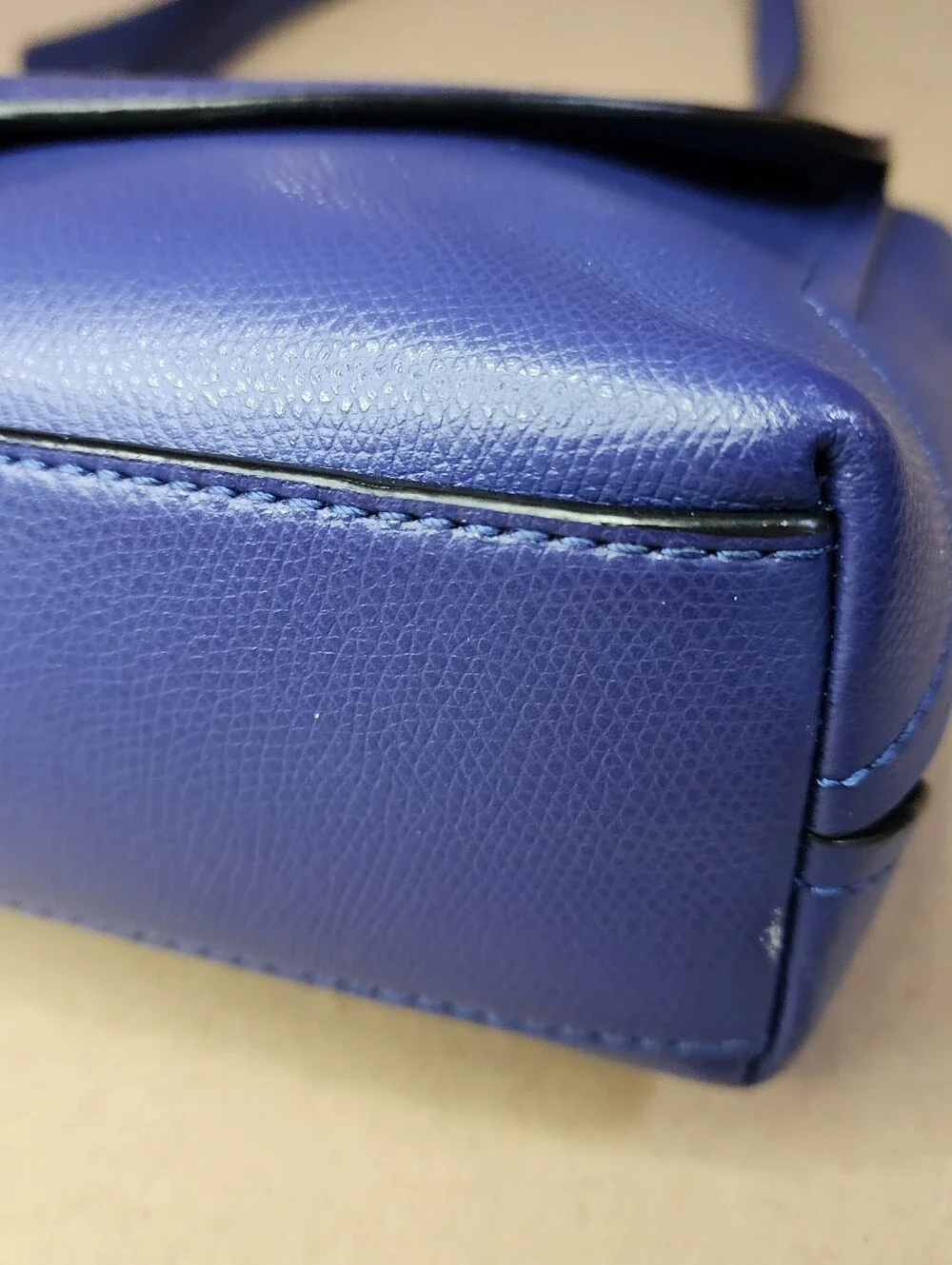 Kate Spade Purse New York Miro Street Emperor Blue-Purple Shoulder Bag